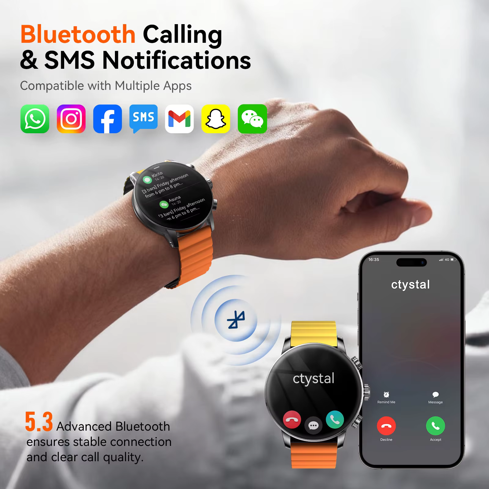 Montre connectée Kieslect Kr2 pro 3ATM avec écran AMOLED FHD de 1