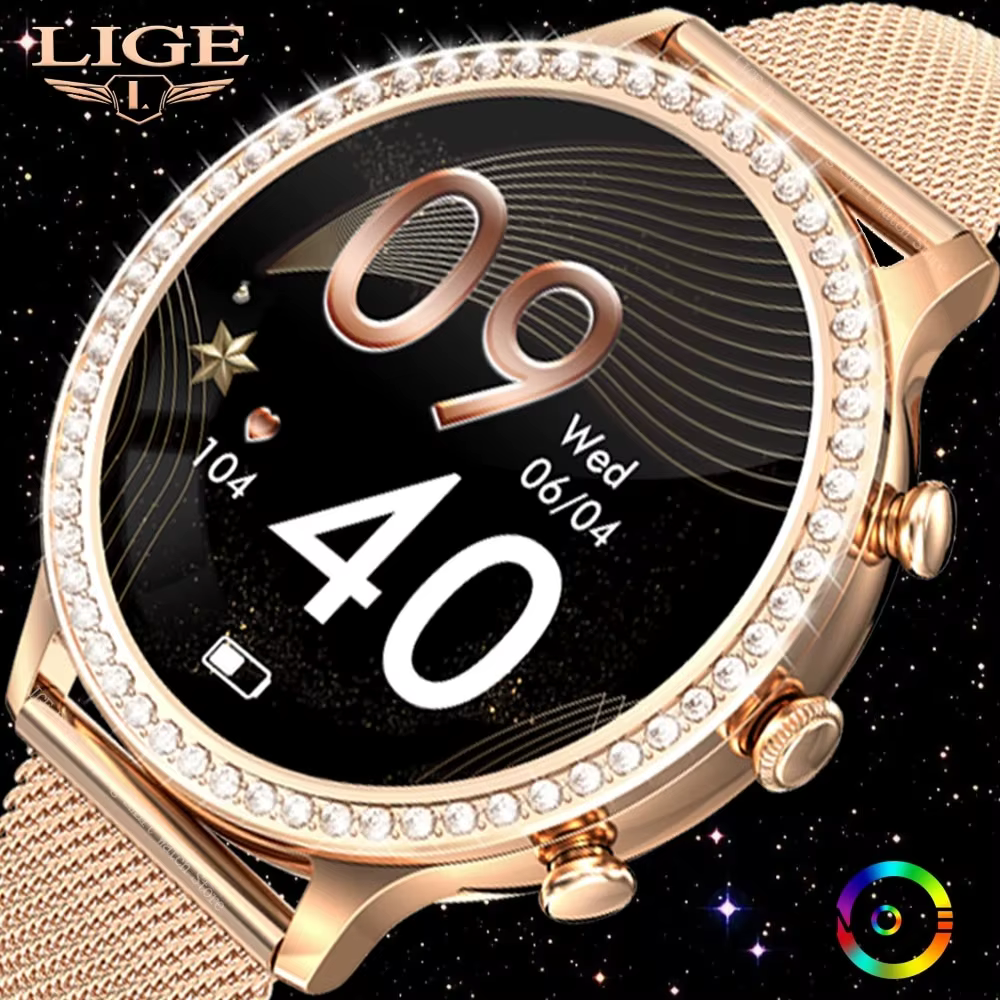 Montre intelligente étanche pour homme et femme