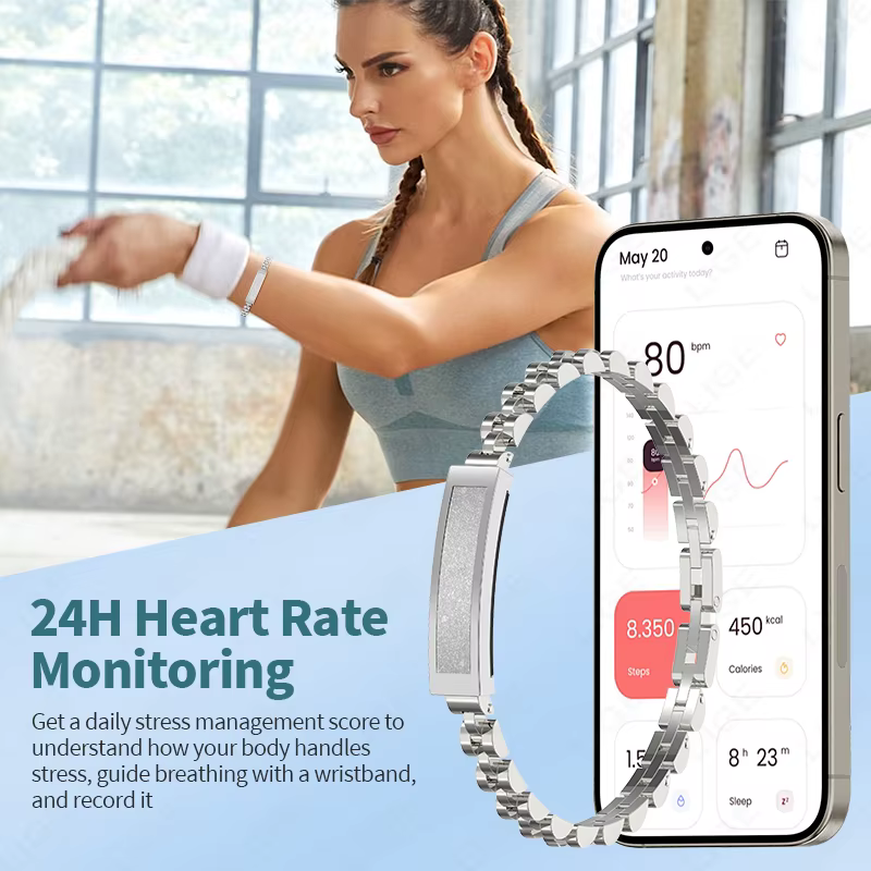 Nouvelle Montre Connectée 2026 Podomètre Bracelet Intelligent Santé Femme Homme Sport Fitness Étanche Suivi Fréquence Cardiaque Sommeil