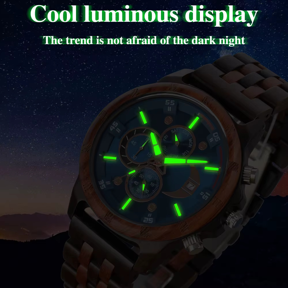Montre en bois hommes