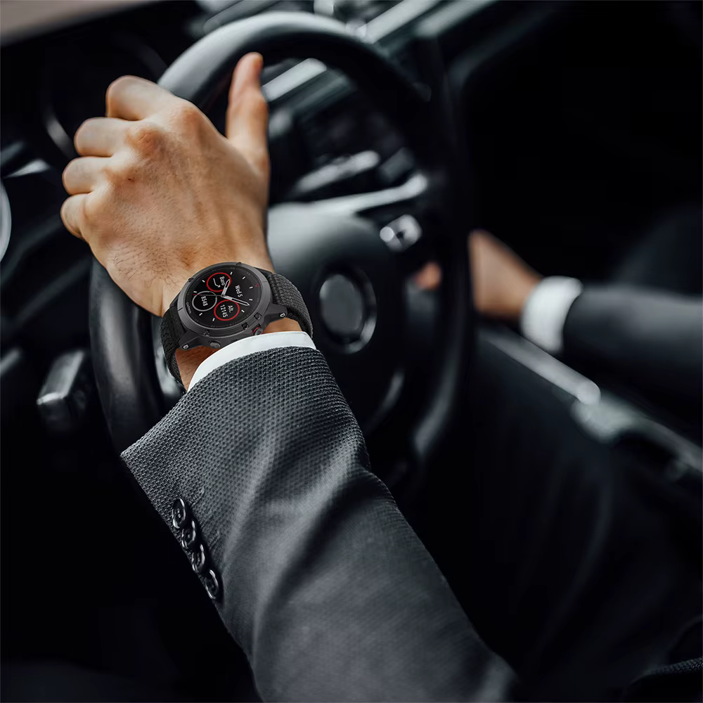 Bracelet de montre en Nylon à boucle à crochet pour Garmin Forerunner 965 955 Solar 945 935 745