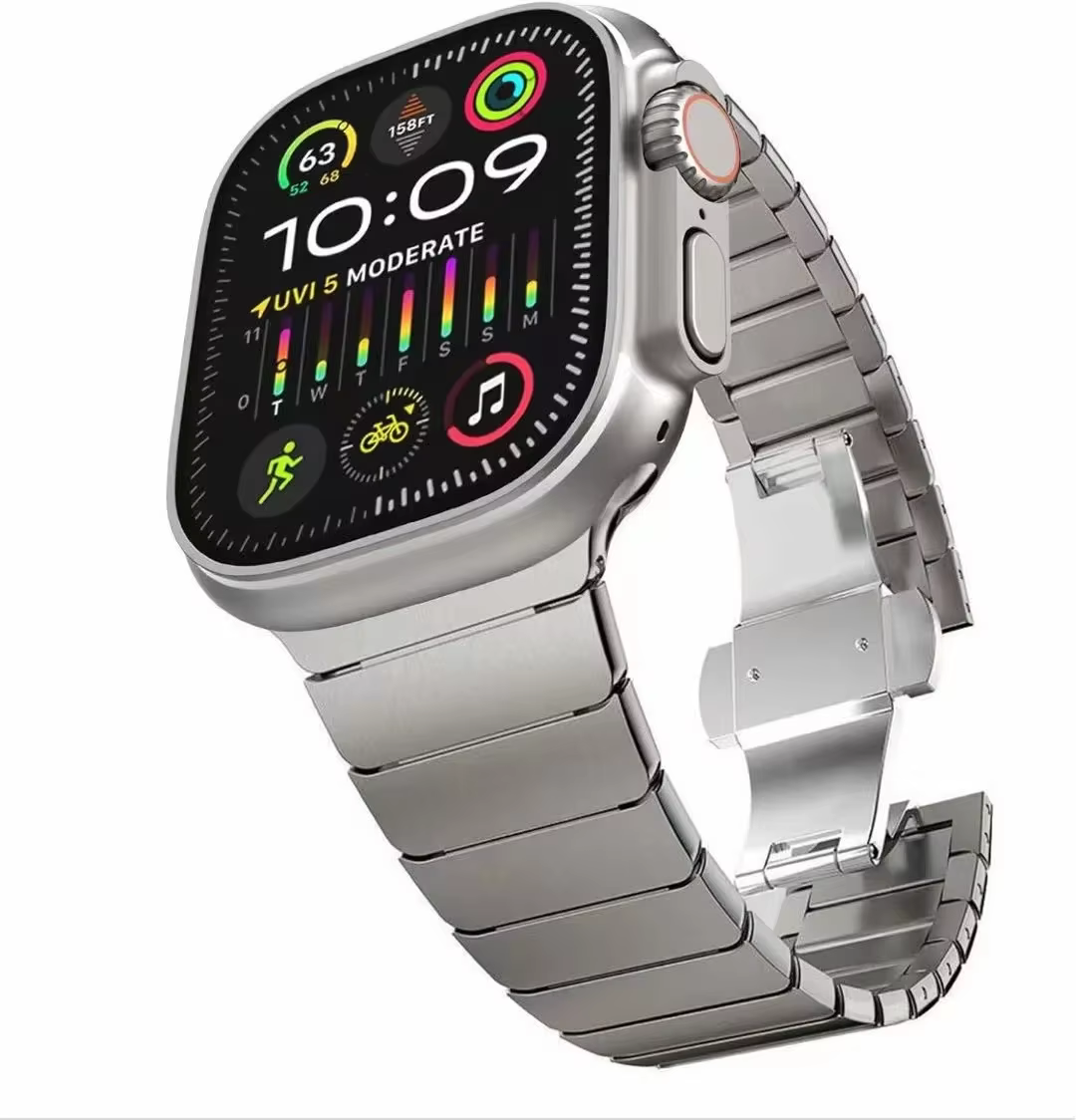 Bracelet à Maillons Métalliques pour Apple Watch