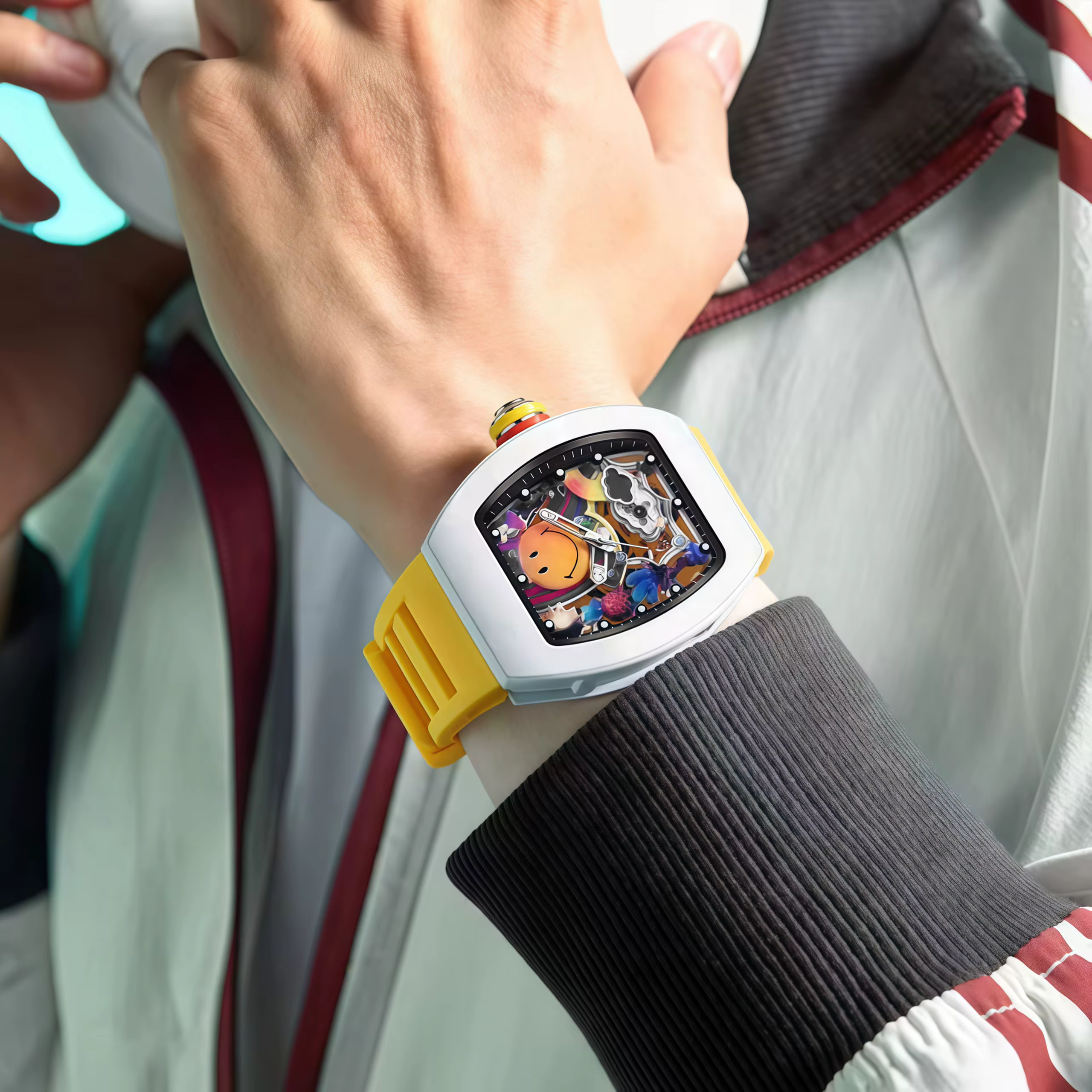 Nouvelle montre sport à quartz tendance pour hommes et femmes