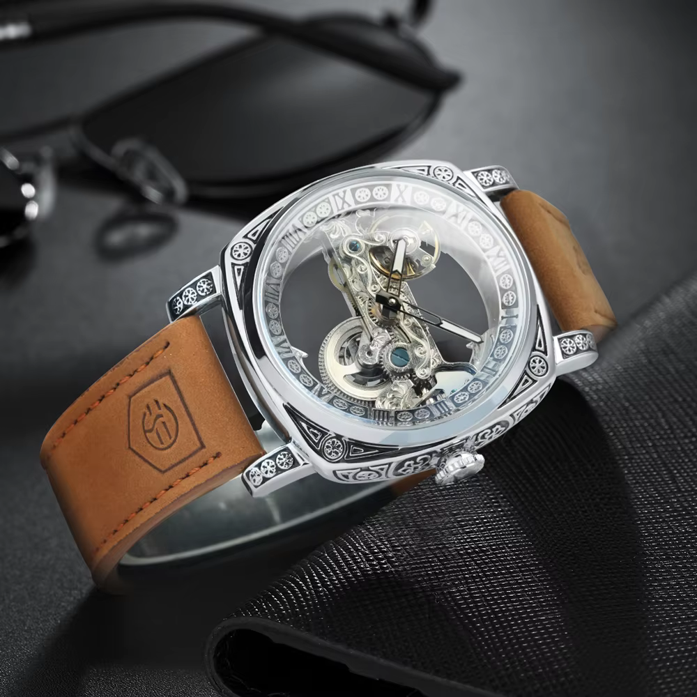 Forsining – montre mécanique automatique pour hommes