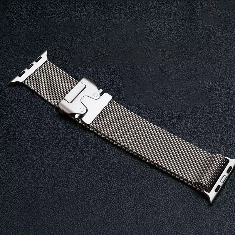 Bracelet officiel en titane 1:1 pour Apple watch Ultra Band 49mm S10 46 42 45 44mm 38 40 41