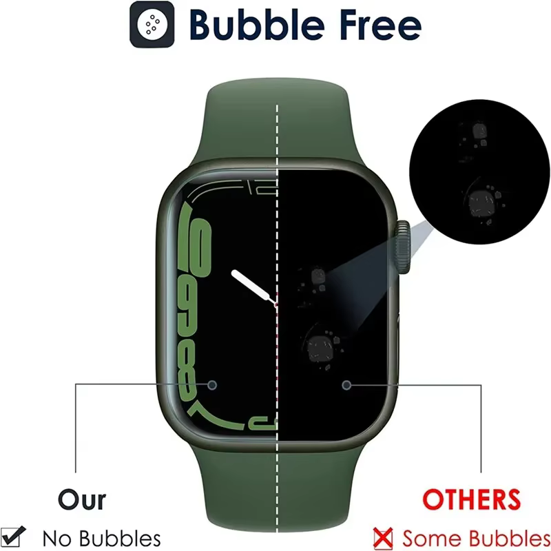 5 pièces Film Hydrogel pour Apple Watch 9 5 6 SE 3 2 1 40MM 44MM 42MM 38MM protecteur d'écran