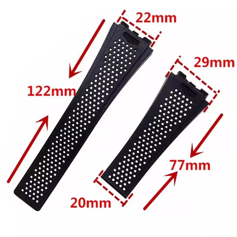 Bracelet de montre en caoutchouc souple pour collection de bracelets TAG HEUER