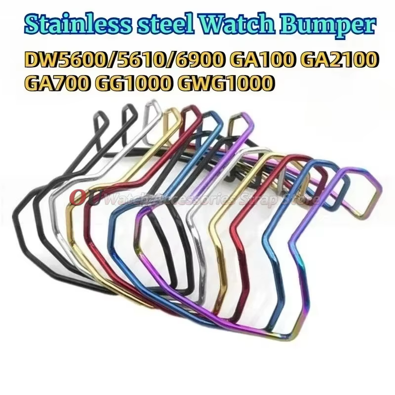 Protection de Cadran en Métal pour Montre Casio - Compatible avec les Modèles 5600