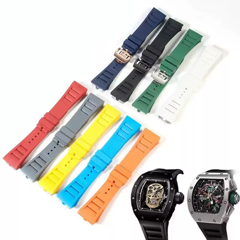 Bracelet de montre en caoutchouc naturel