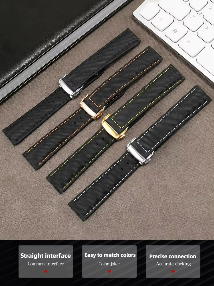 Bracelet de montre en toile et Nylon pour hommes