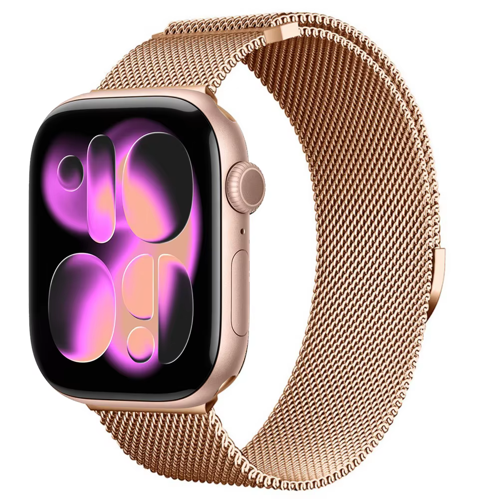 Bracelet milanais pour Apple Watch série 11 10 46mm 42mm 9 8 7 45mm 41mm Ultra 3 2 49mm