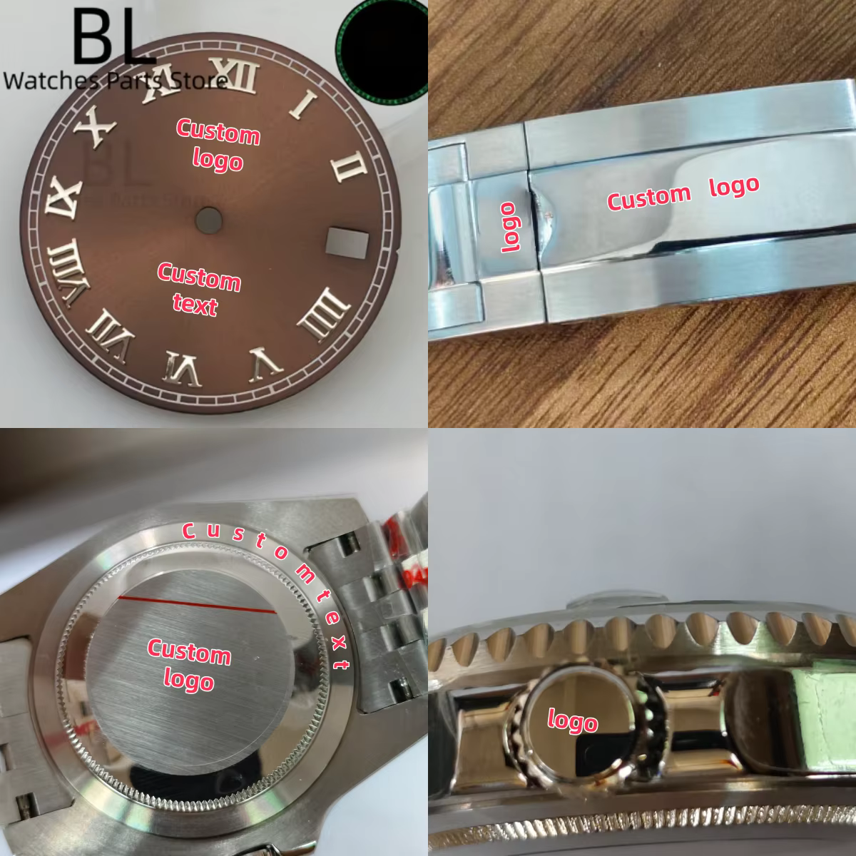Lien spécial pour montres et pièces de montres personnalisées