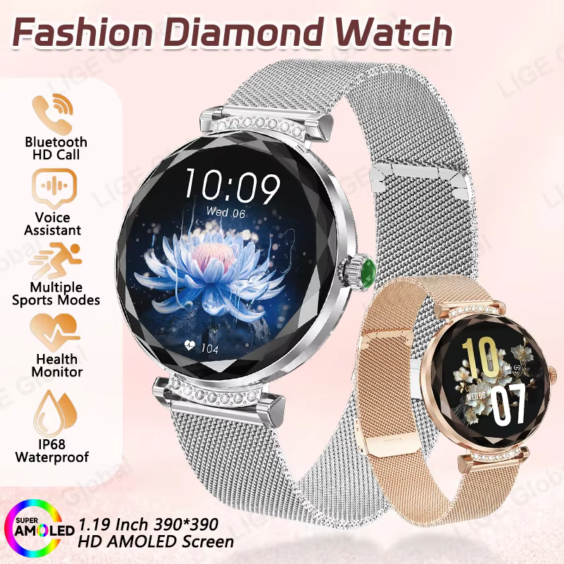 Montre connectée pour femme LIGE 2026