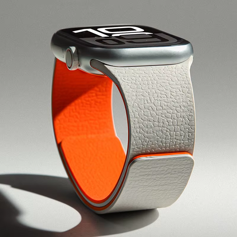 Bracelet magnétique en silicone pour Apple Watch