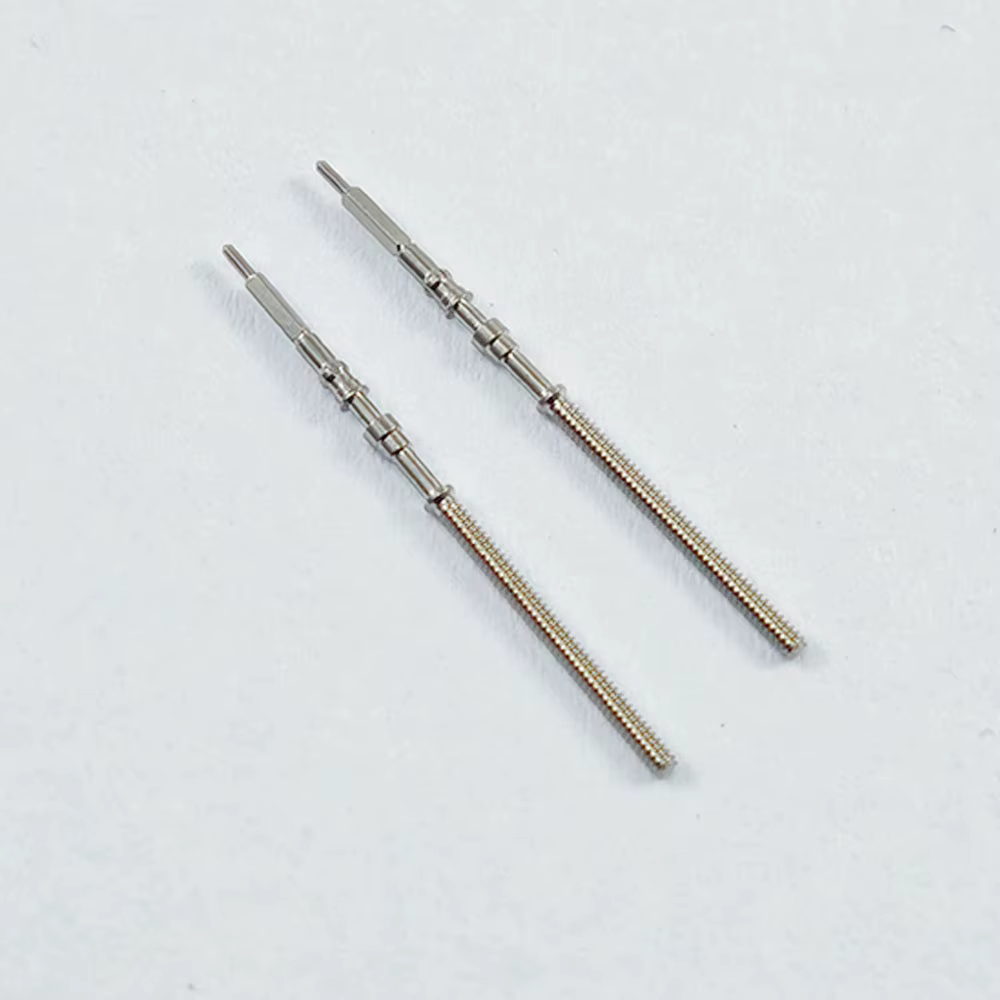 Kit de couronne de tige en acier pour montre