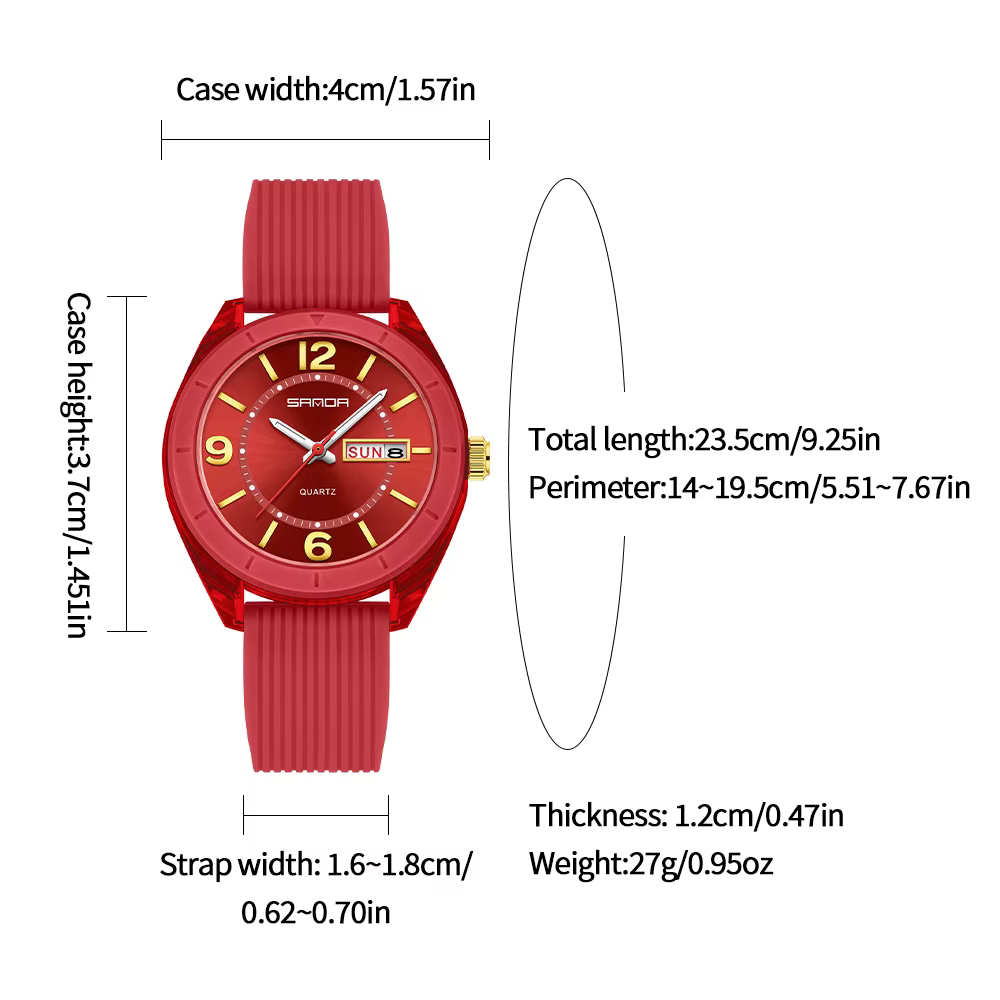 SANDA montre à Quartz pour femmes étanche Auto Date semaine élégant luxe dames montre-bracelet
