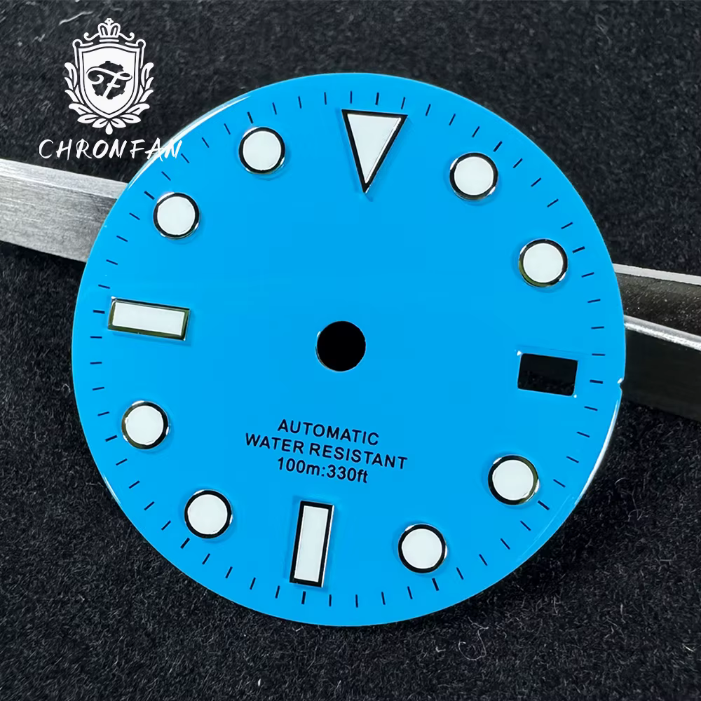 Bleu glace 28.5mm pour sous-montre cadran