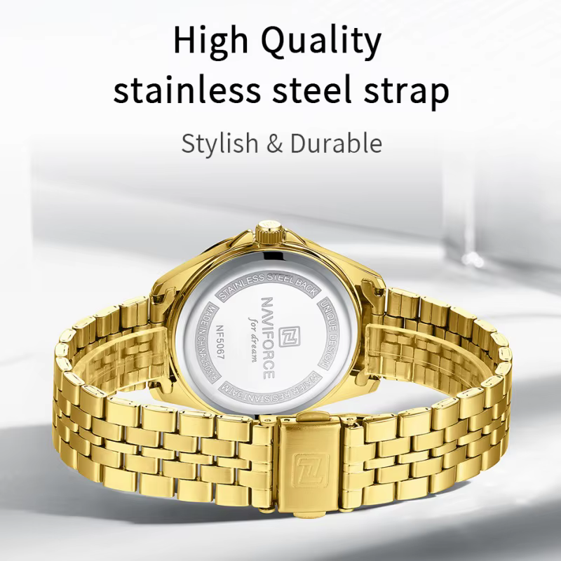 NAVIFORCE – montre à Quartz étanche 3ATM pour femmes