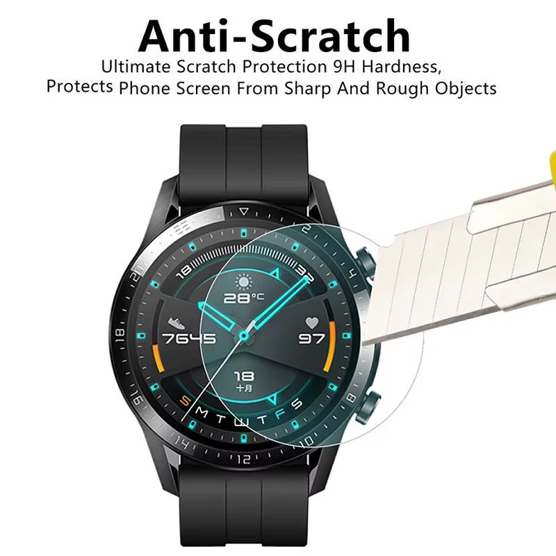 Film de protection d'écran en verre pour montre intelligente 39MM 38MM 37MM 36MM 35MM 34MM 33MM 40MM 41MM 42MM 44MM 30MM-46MM