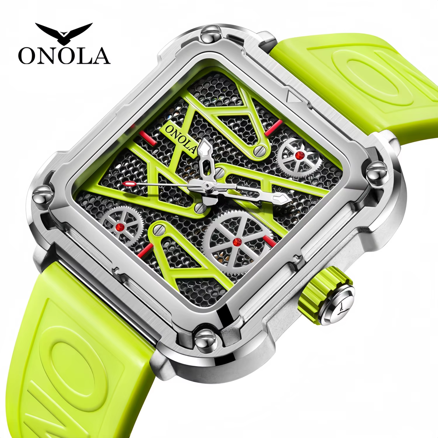 Onola-Montre mécanique automatique pour homme