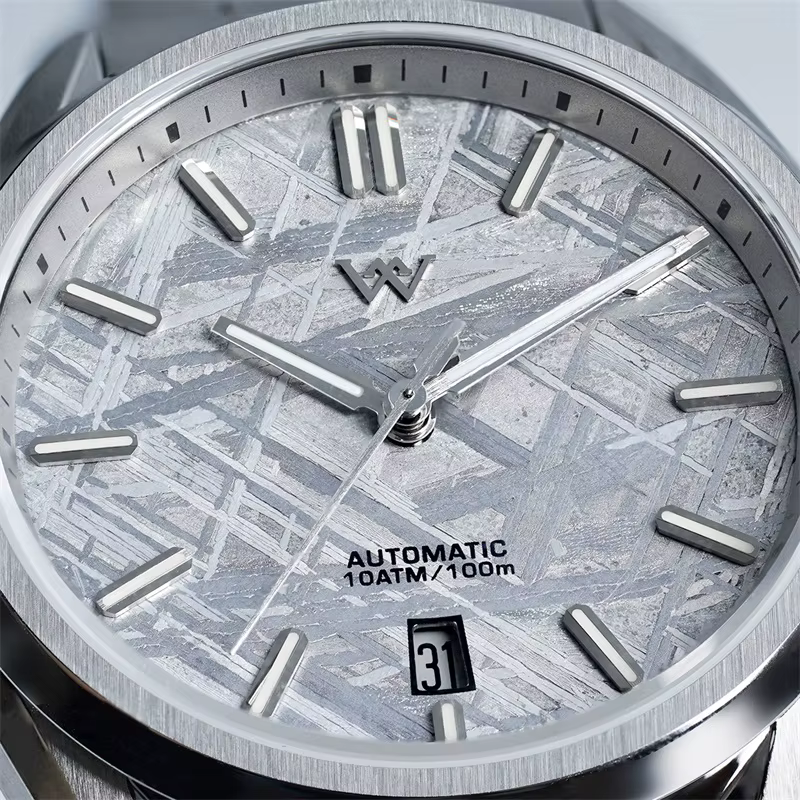 WM montre automatique mécanique hommes montres NH35 saphir limité météorite série 100M étanche homme Welly Merck