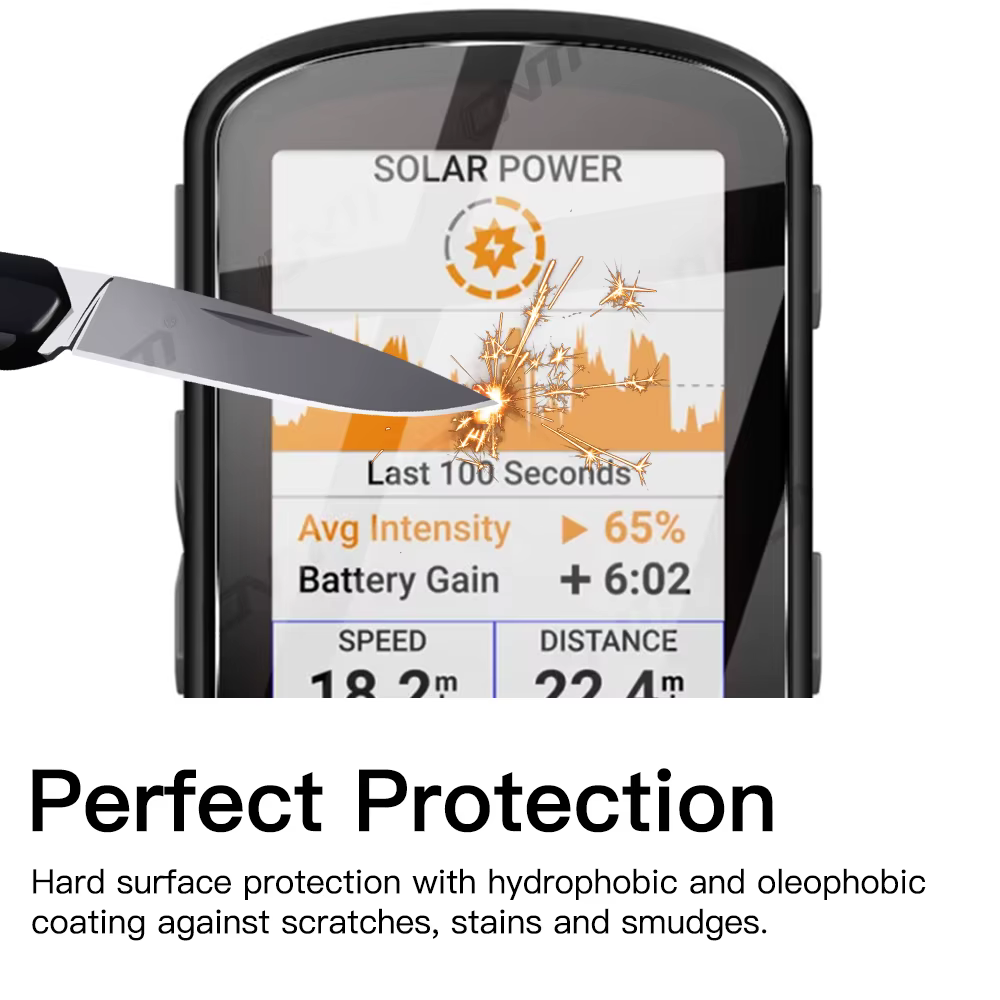 Protecteur d'écran en verre pour Garmin Edge 540/840/530/830