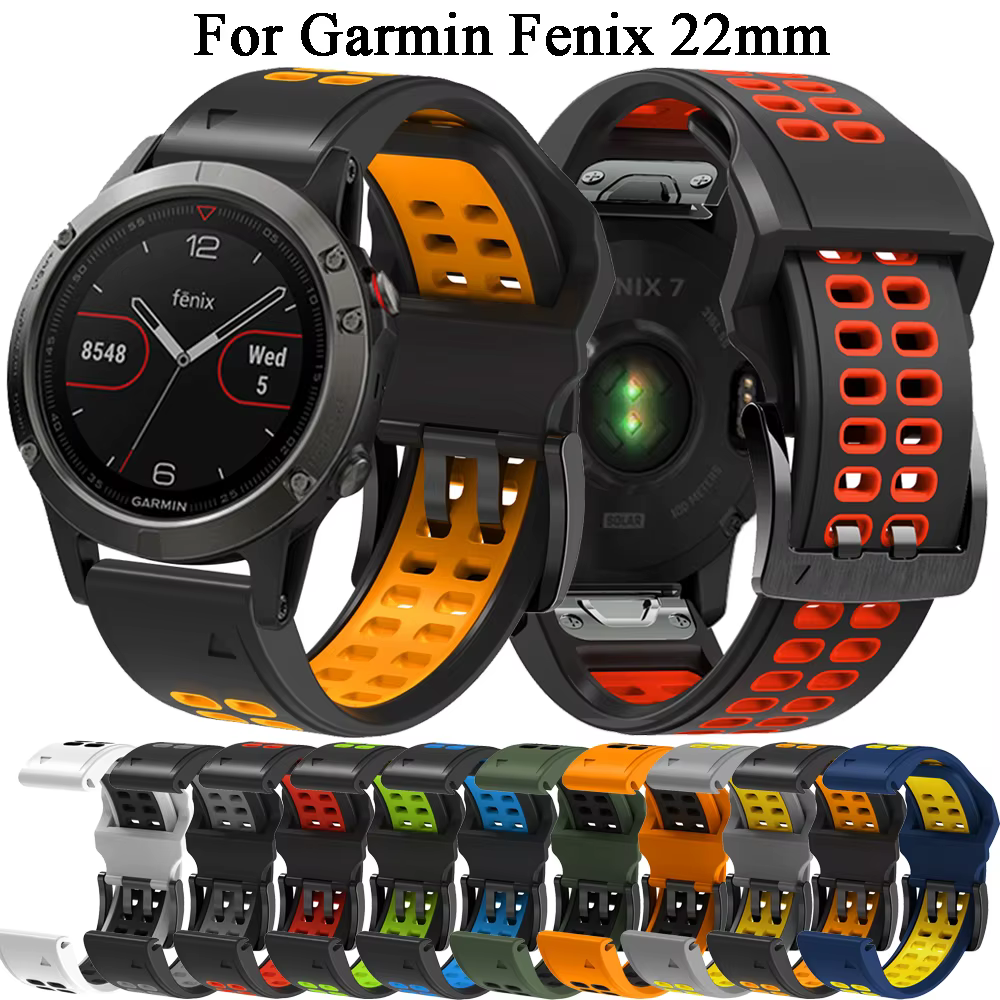Bracelet de montre en Silicone pour Garmin Fenix 7X 7 6X 6 Pro