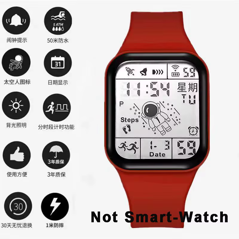 Montres de sport tendance pour hommes et femmes