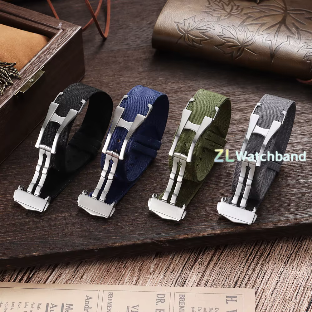 Bracelet de montre en toile de nylon de qualité supérieure pour hommes
