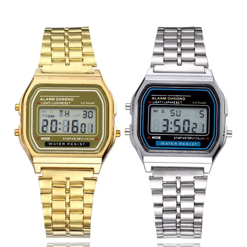 Nouvelle montre numérique LED pour hommes multifonction alarme horloge électronique étanche Simple
