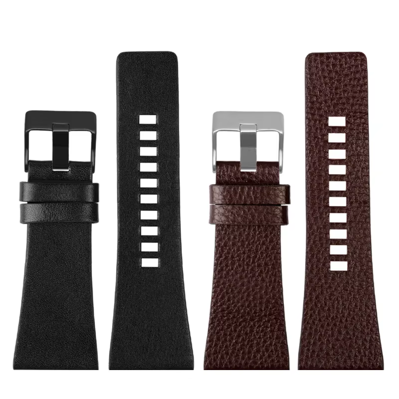 Bracelet de montre en cuir véritable pour ceinture de montre Diesel