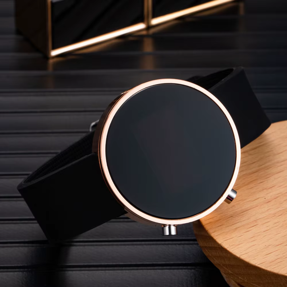 Mode femmes montres numériques Simple cadran rond montre LED pour femme Sport décontracté dames horloge électronique reloj numérique