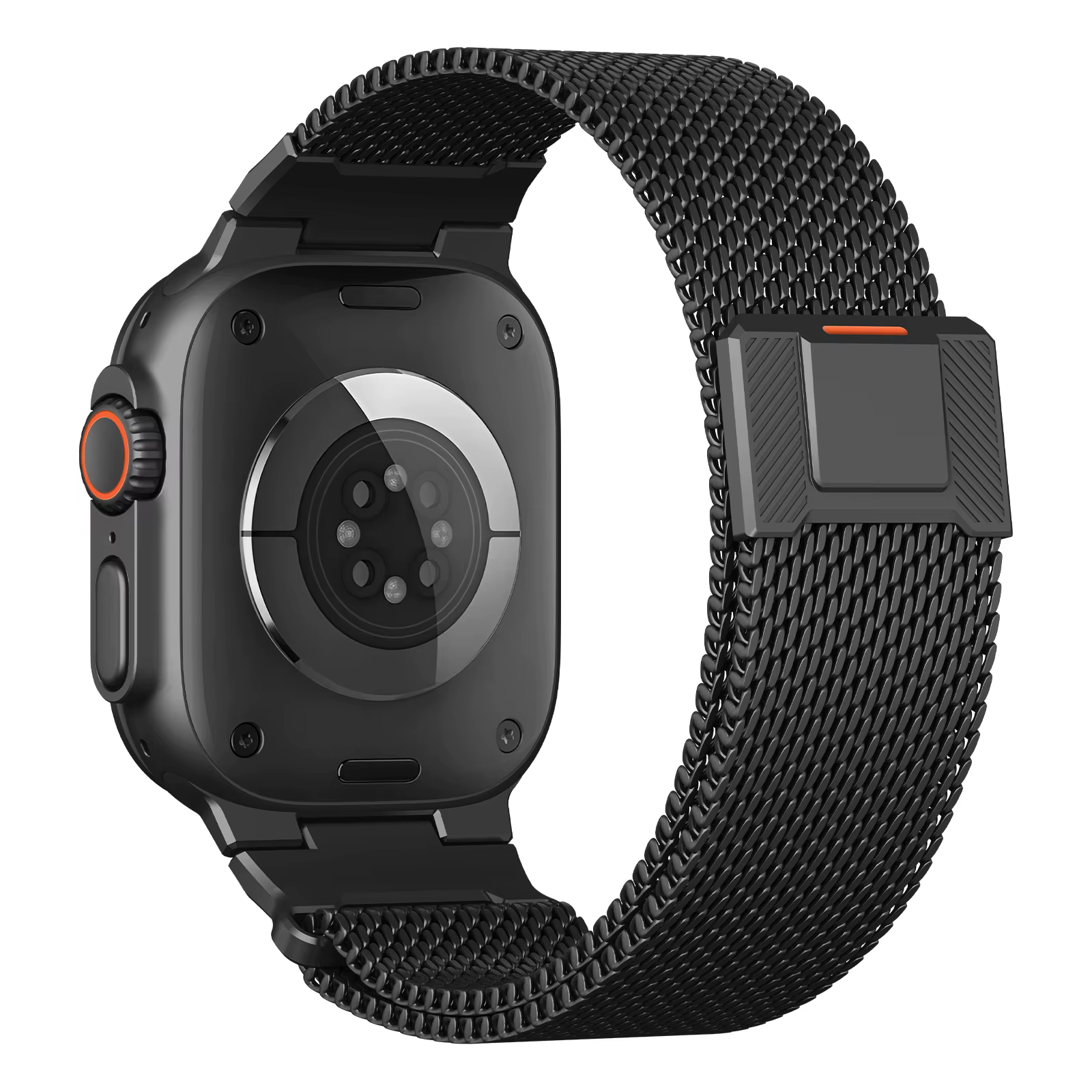 Boucle milanaise pour apple watch ultra 2 bandes 49mm 44mm 40mm 45mm 46mm 41mm 42 38 Bracelet en métal iwatch série 10 9 8 7 6 se