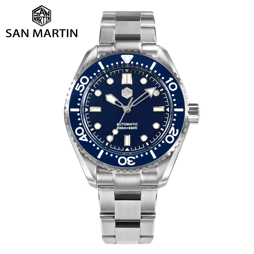 San Martin-Montre mécanique automatique pour homme