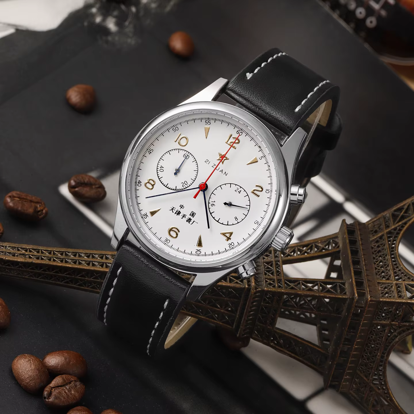 2026 nouvelles montres pour hommes 1963 pilote montre automatique 40mm étanche rétro quartz chronographe vintage robe
