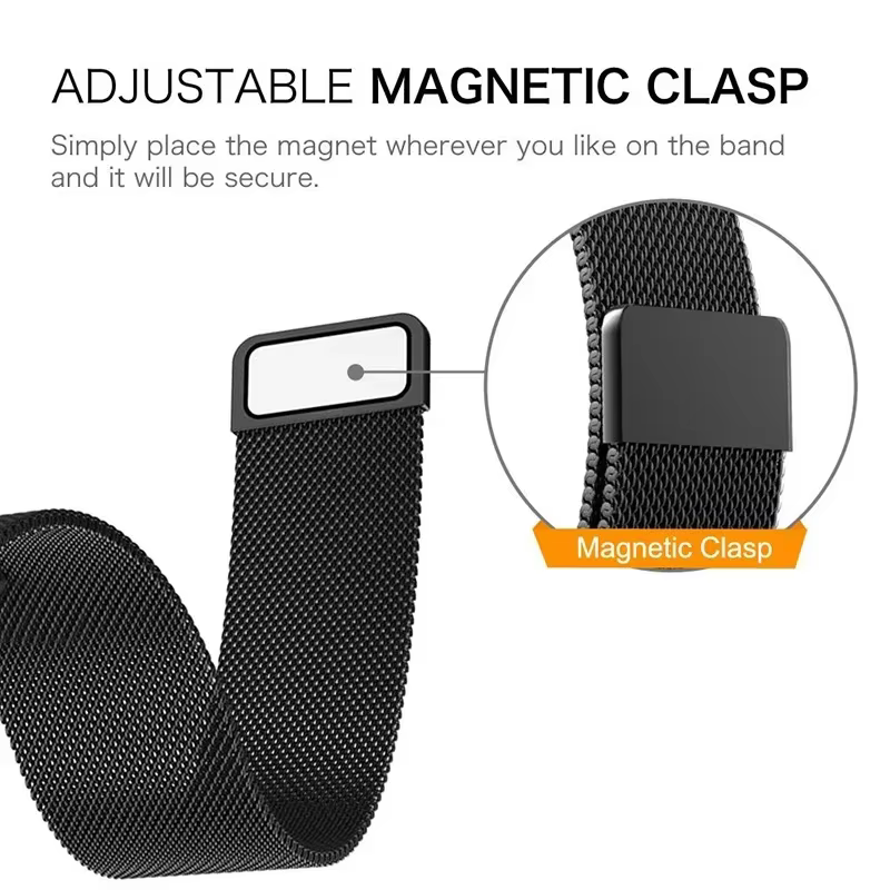 Bracelet à boucle milanaise de 22mm pour Amazfit Active Max
