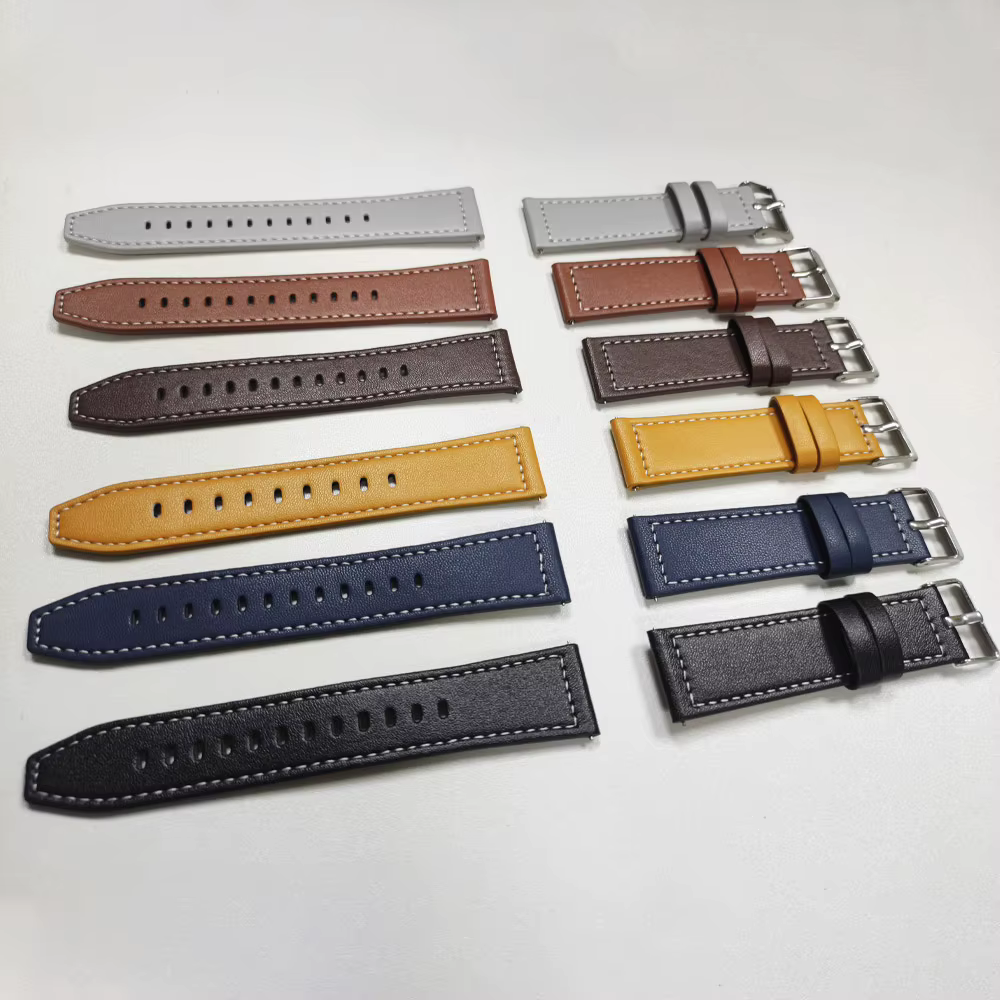 Bracelet de montre en cuir GPS