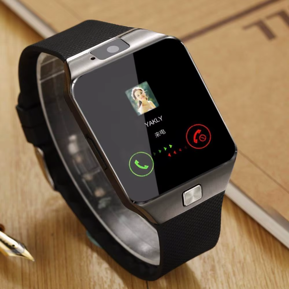Hommes femmes plein écran tactile montre intelligente Sport étanche podomètre Smartwatch avec carte Sim