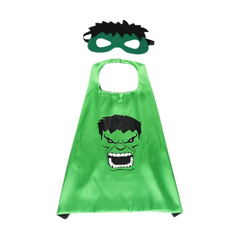Capes de super-héros pour enfants, costumes d'Halloween cool, fournitures de fête de festival de cosplay, cadeaux habillés, pour garçons et filles de 3 à 12 ans