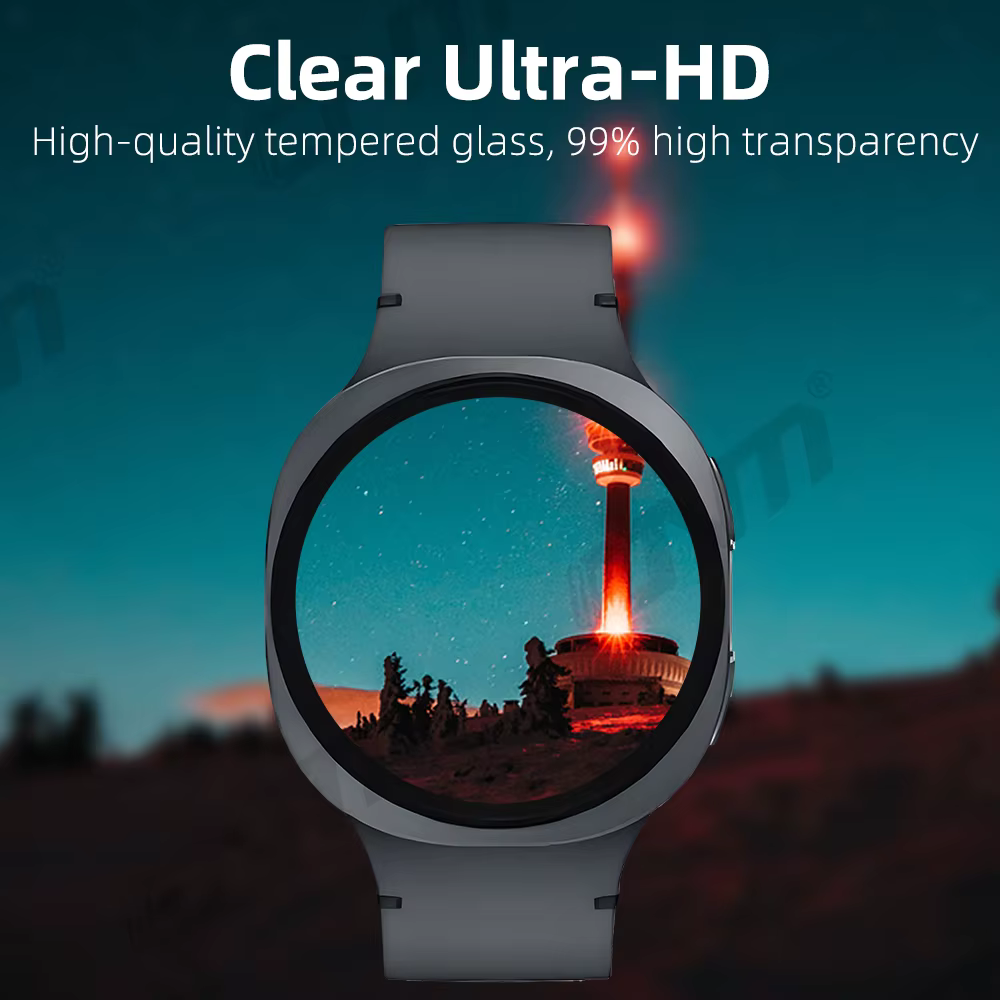 Verre trempé 9H pour Samsung Galaxy Watch 8 Classic 40mm 44mm 46mm Ultra (2025) 47mm