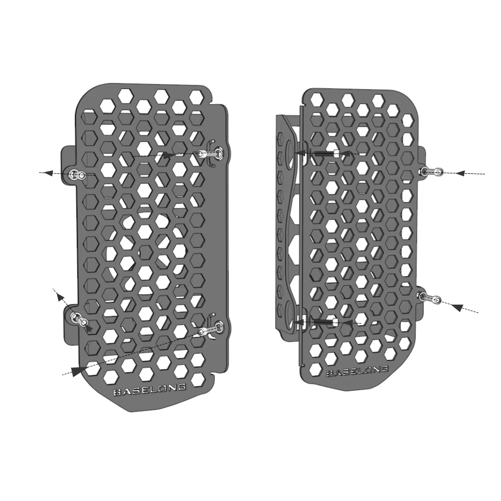 Grille de protection de radiateur pour motocross KTM 125 150 200 350 450 500 EXC XC XCW TPI 2T 4T XC-W EXC-F XC-F EXCF XCF SX SX-F SXF