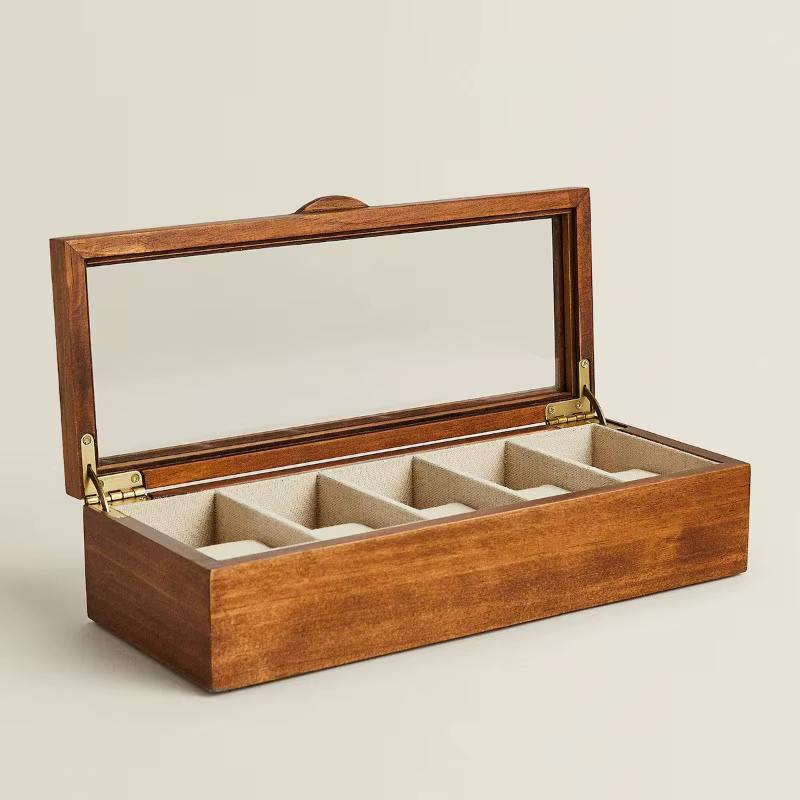 Boîtier de montre en bois personnalisé