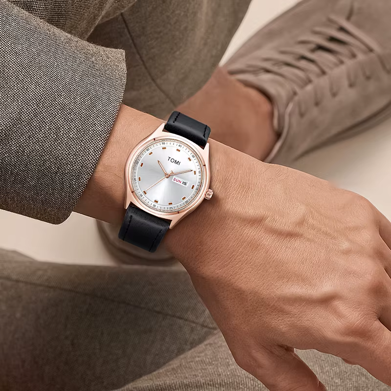 TOMI montre pour hommes minimaliste affaires décontracté