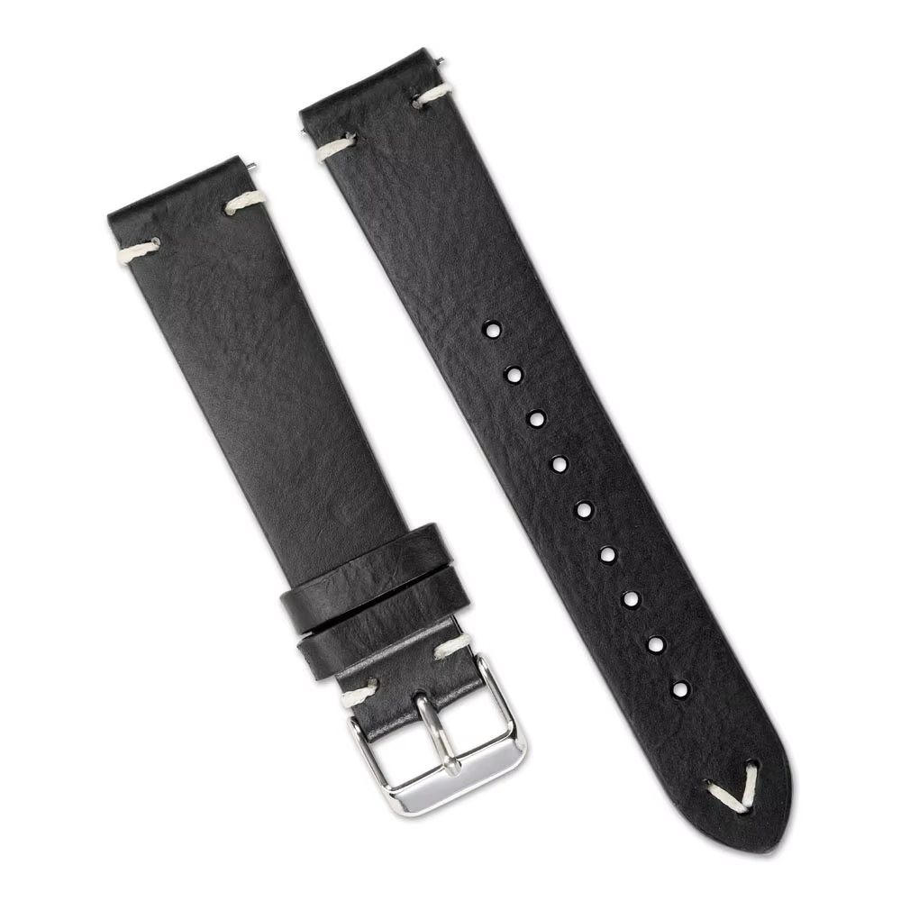 Vintage véritable 18mm 19mm 20mm 22mm huile cire cuir Bracelet de montre bracelets pour Seiko pour Samsung Galaxy bande