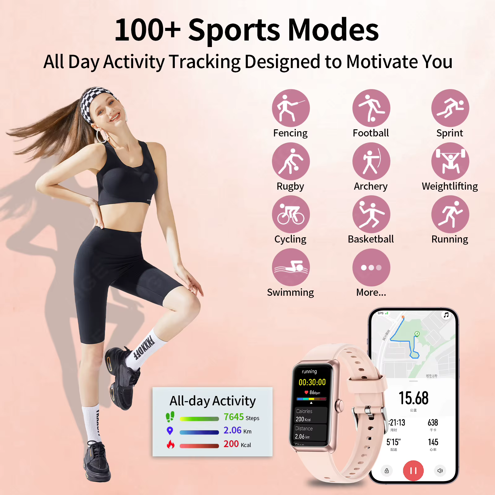 LIGE nouvelle mode montre intelligente dames rappel d'appel sang oxygène bricolage cadran personnalisé Bracelet de sport étanche hommes Smartwatch femmes