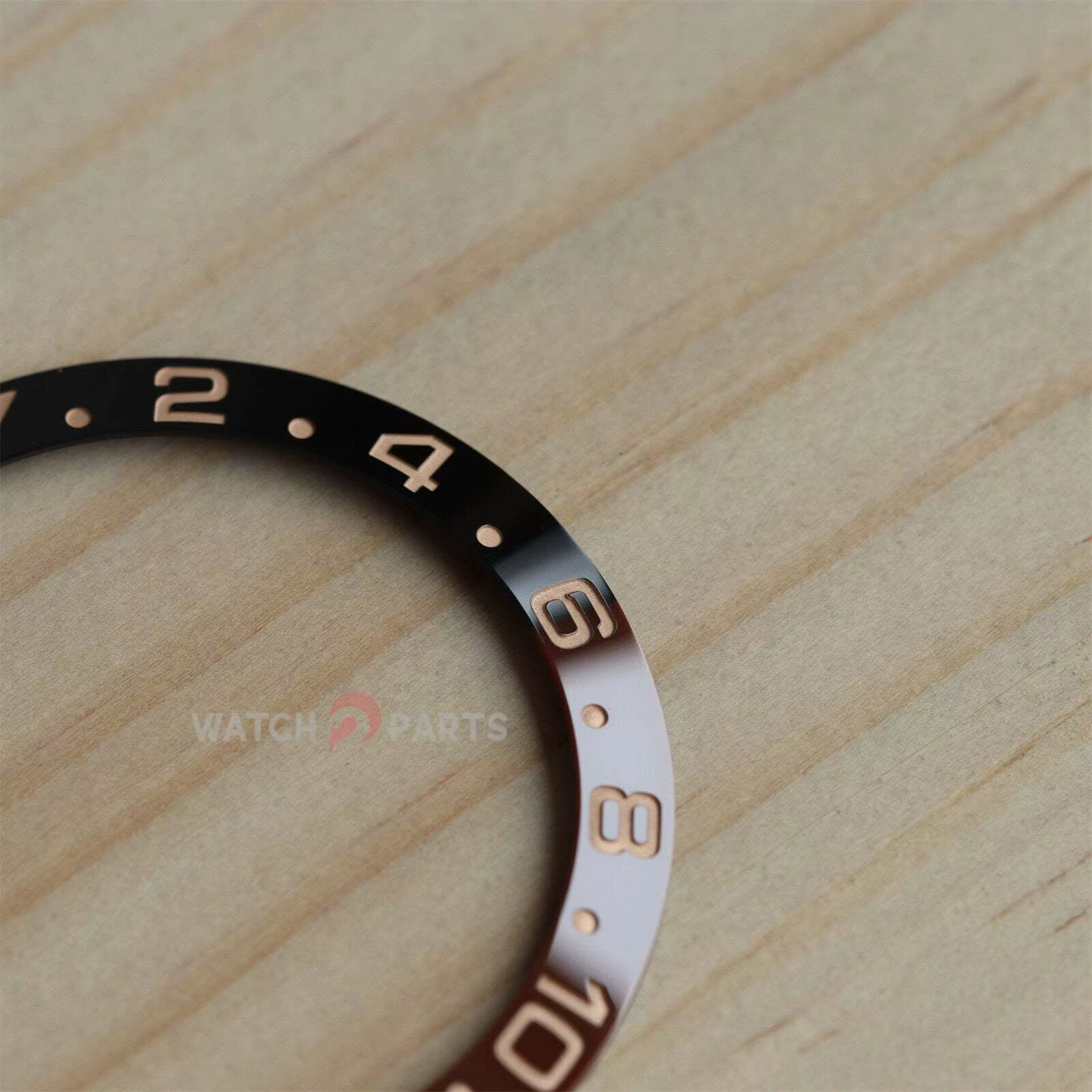 Montre lunette en céramique pour Rolex 126711 GMT-Master II Rootbeer bicolore or Rose
