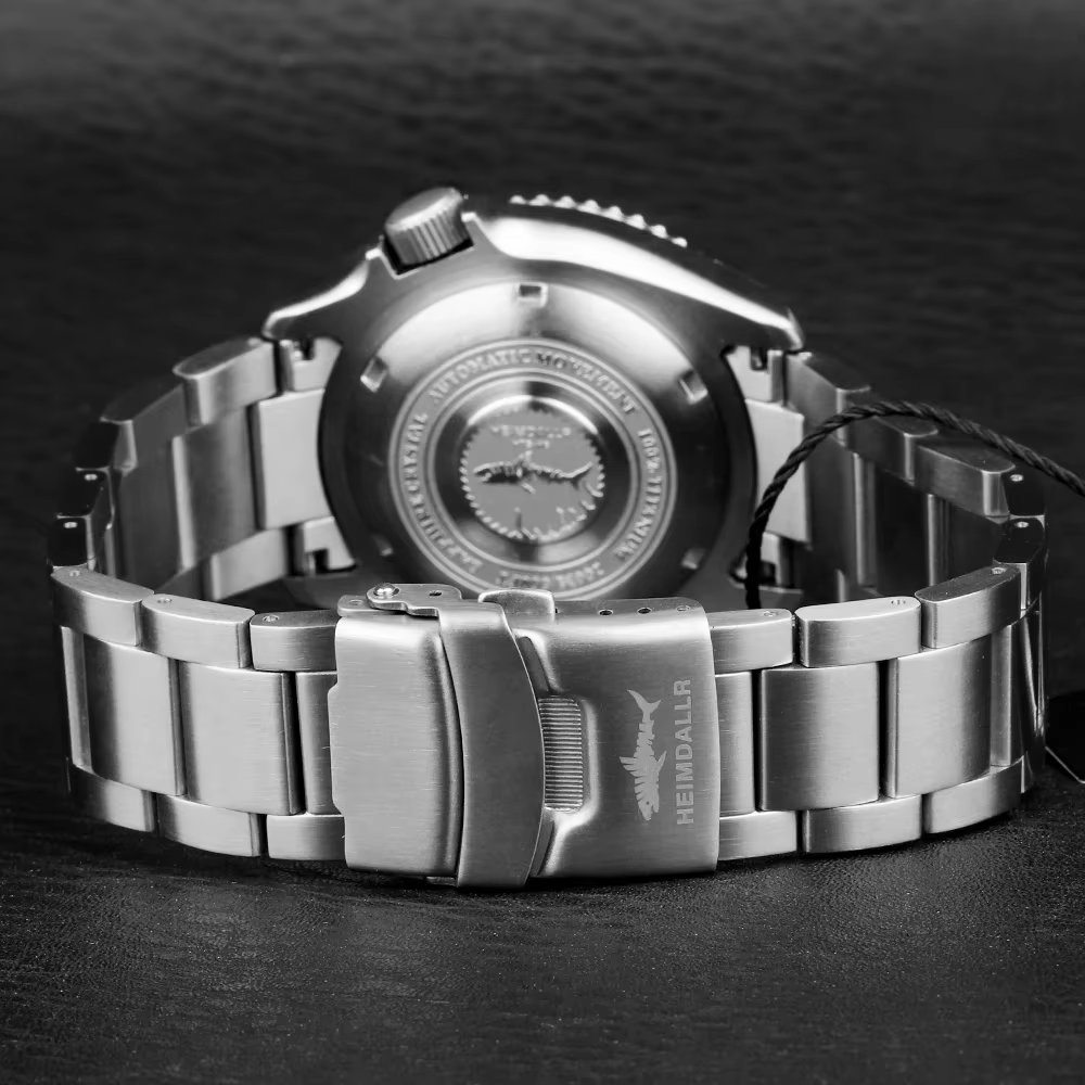 Heimdallr SKX007 montre de plongée titane NH35 automatique saphir cristal 20Bar étanche C3 Super lumineux luxe homme