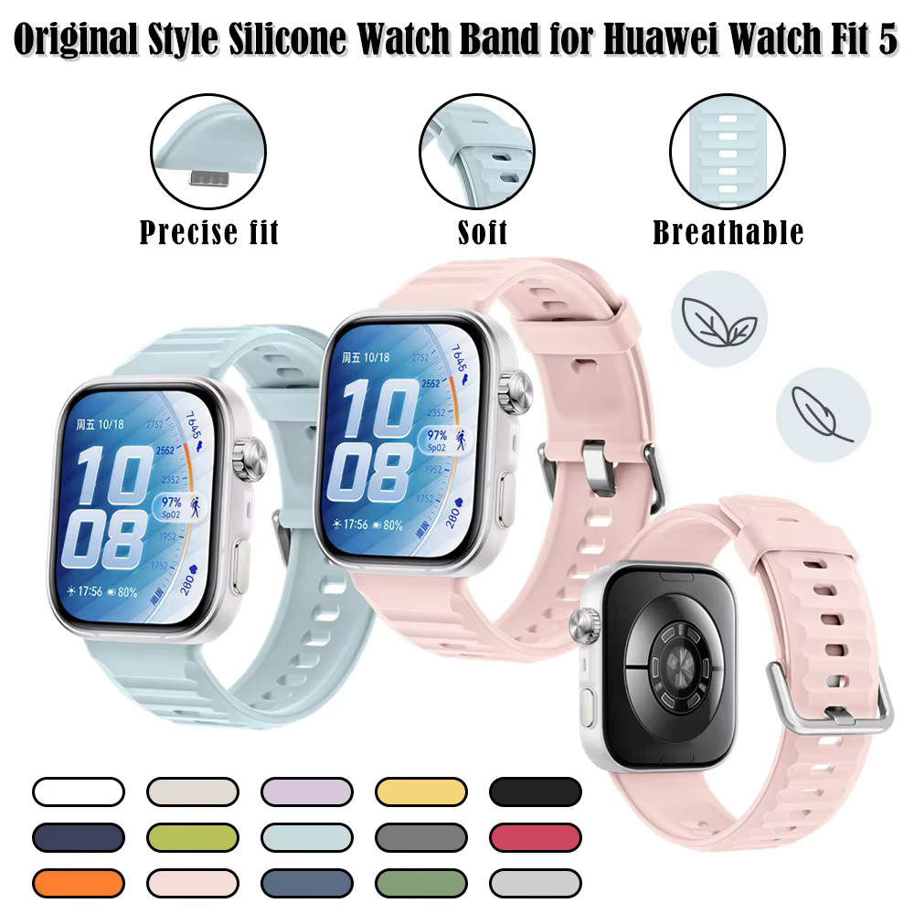 Bracelet en silicone de style original pour Huawei Fit 5 / 5 Pro
