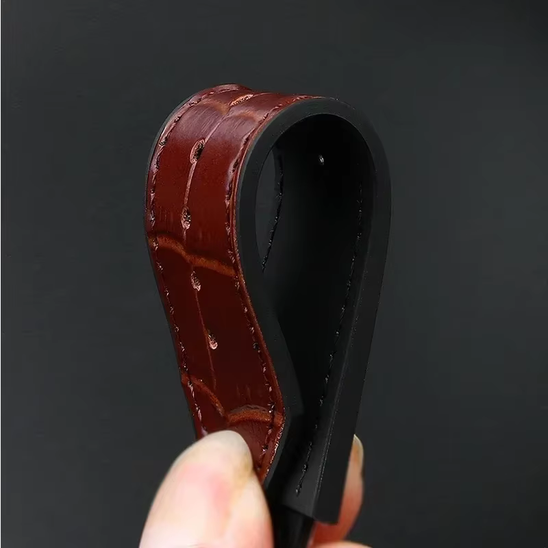 Bracelet d'accessoires de montre en cuir véritable noir marron pour Hublot série Big Bang