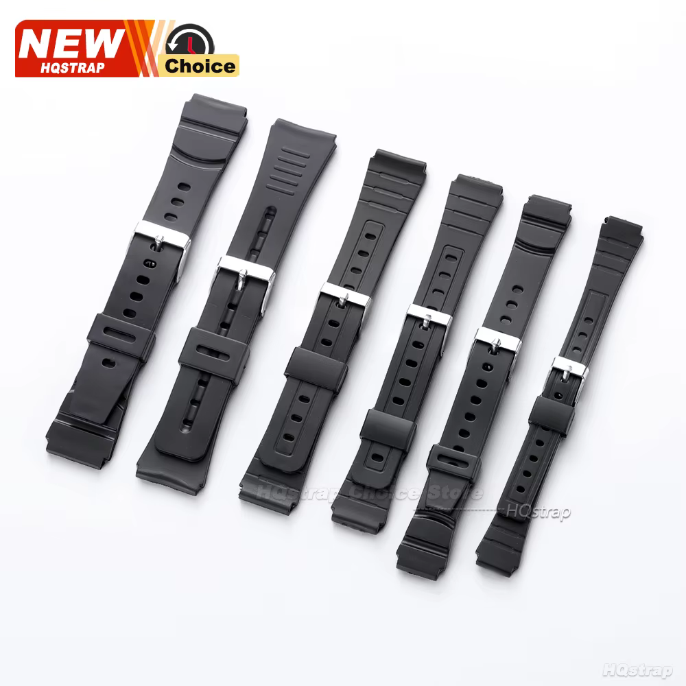 12/14/16/18/20/22mm Bracelet en caoutchouc pour Casio